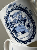 Bookworm Blue Mug