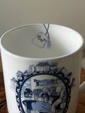 Bookworm Blue Mug